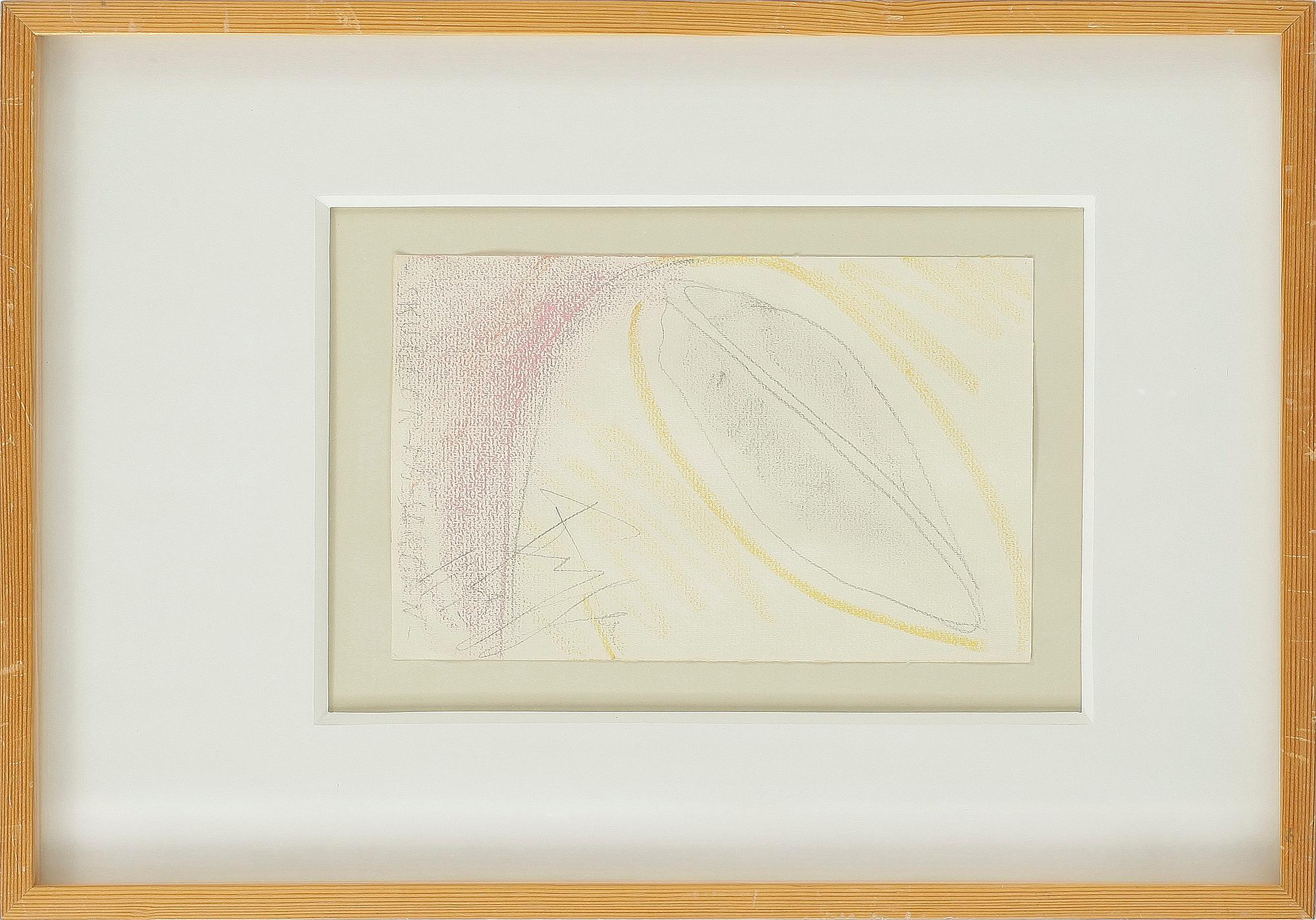 EDDIE FIGGE, teckning, signerad och daterad 1973.