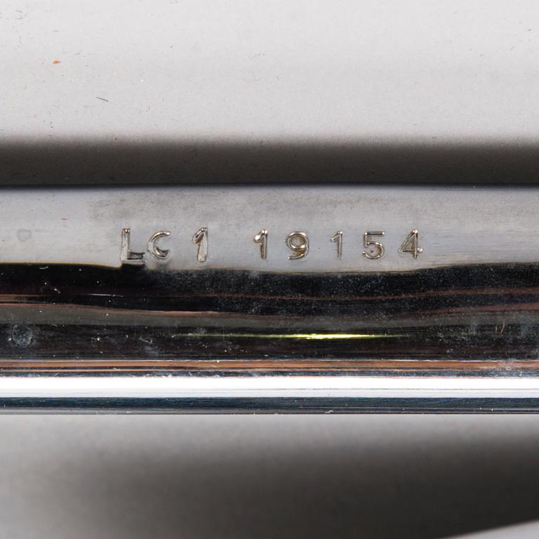 LE CORBUSIER, fåtöljer 4 st, modell LC 1, 1900-talets slut.