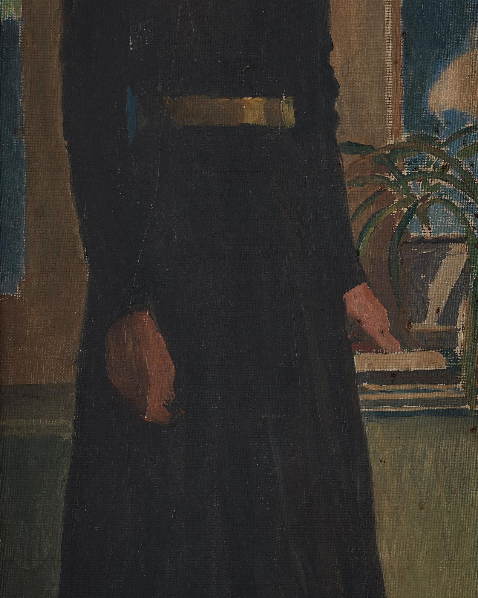 Carl Wilhelmson, "Berta, konstnärens hustru" (Berta, the artist's wife).