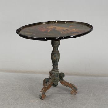 A Swedish mid 18th century tilt top table.