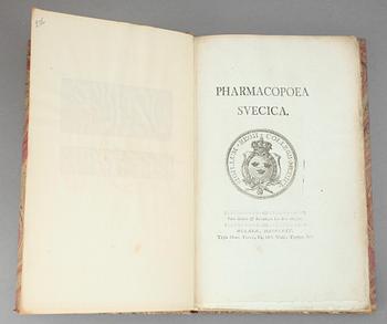 BÖCKER OM MEDICIN, 3 st, bla Een Nyttigh Läkere Book, av Benedictus Olai, faksimiledition, Malmö 1938.