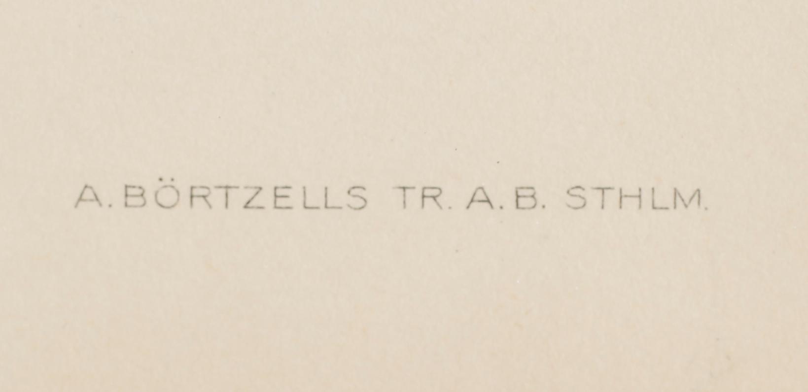 LITOGRAFISKA TRYCK, 13 st, ur von Wrights "Svenska fåglar", A. Börtzells, Stockholm.