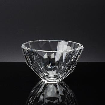 ANNE NILSSON, SKÅL, glas, Orrefors. 1900-tal.