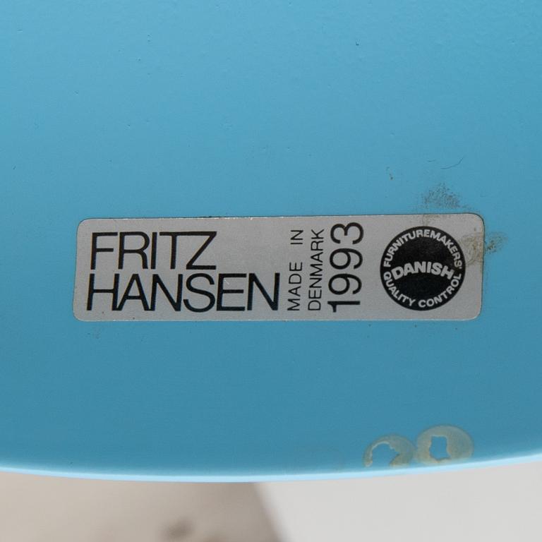 Arne Jacobsen,  stolar 8 st, "Myran", Fritz Hansen, 1993.