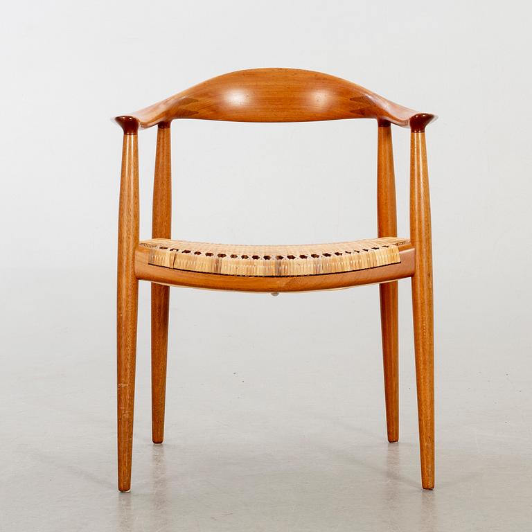 HANS J WEGNER, Karmstol, "The Chair" för Johannes Hansen, Danmark, 1950-tal.