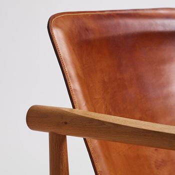 Kai Lyngfeldt-Larsen, a pair of safari chairs model "506", Søborg Møbelfabrik, Denmark, 1960s.