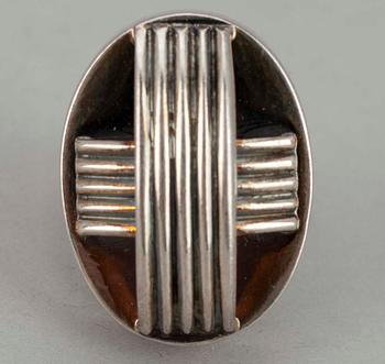 RINGAR, 2 st, sterling silver, E. Granit & Co. Helsingfors 1967. Tot. vikt 18,8 gr.