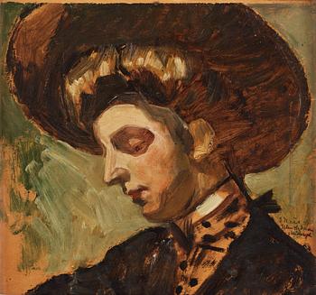 479. Helmer Osslund, "Skådespelerskan" (The Actress).