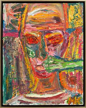 MAURITZ KARSTRÖM, olja på duk, signerad MK, daterad 1998 a tergo.