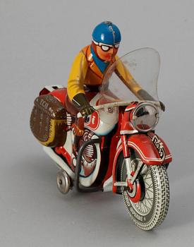 A German Tipp & co motorcycle, about 1950. Marked TCO-59.