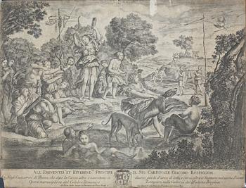 Det Bondeska Skåpet, sannolikt Paris, 1600- samt 1800-tal, Louis XIV och Louis XIV-stil.