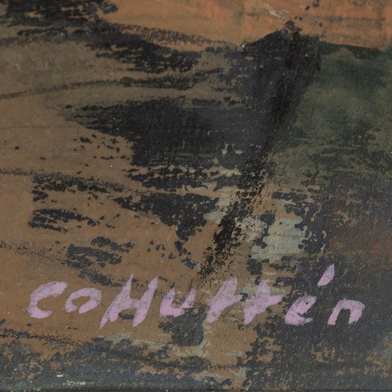CO HULTÉN, mixed media, signed CO Hultén.