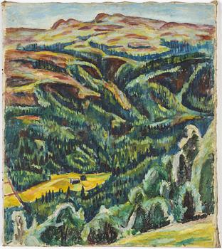 Birger Simonsson, oil on canvas, unsigned.