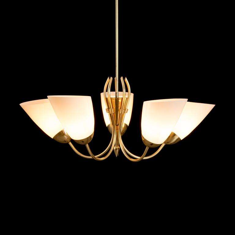 A mid-20th century 'ER92/5' chandelier for Itsu Finland.