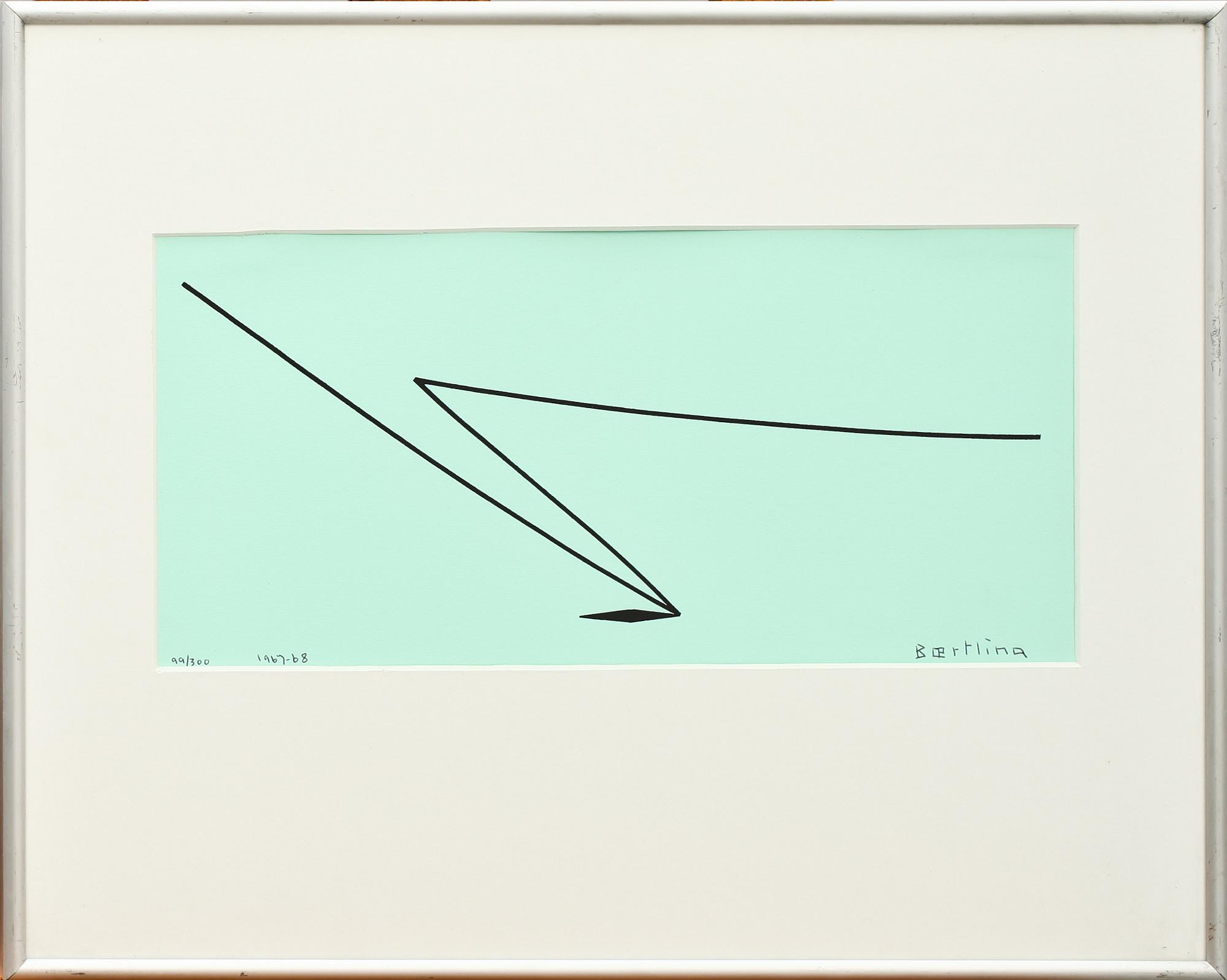 OLLE BAERTLING, färgserigrafi, sign, numr 99/300, dat 1967-68.