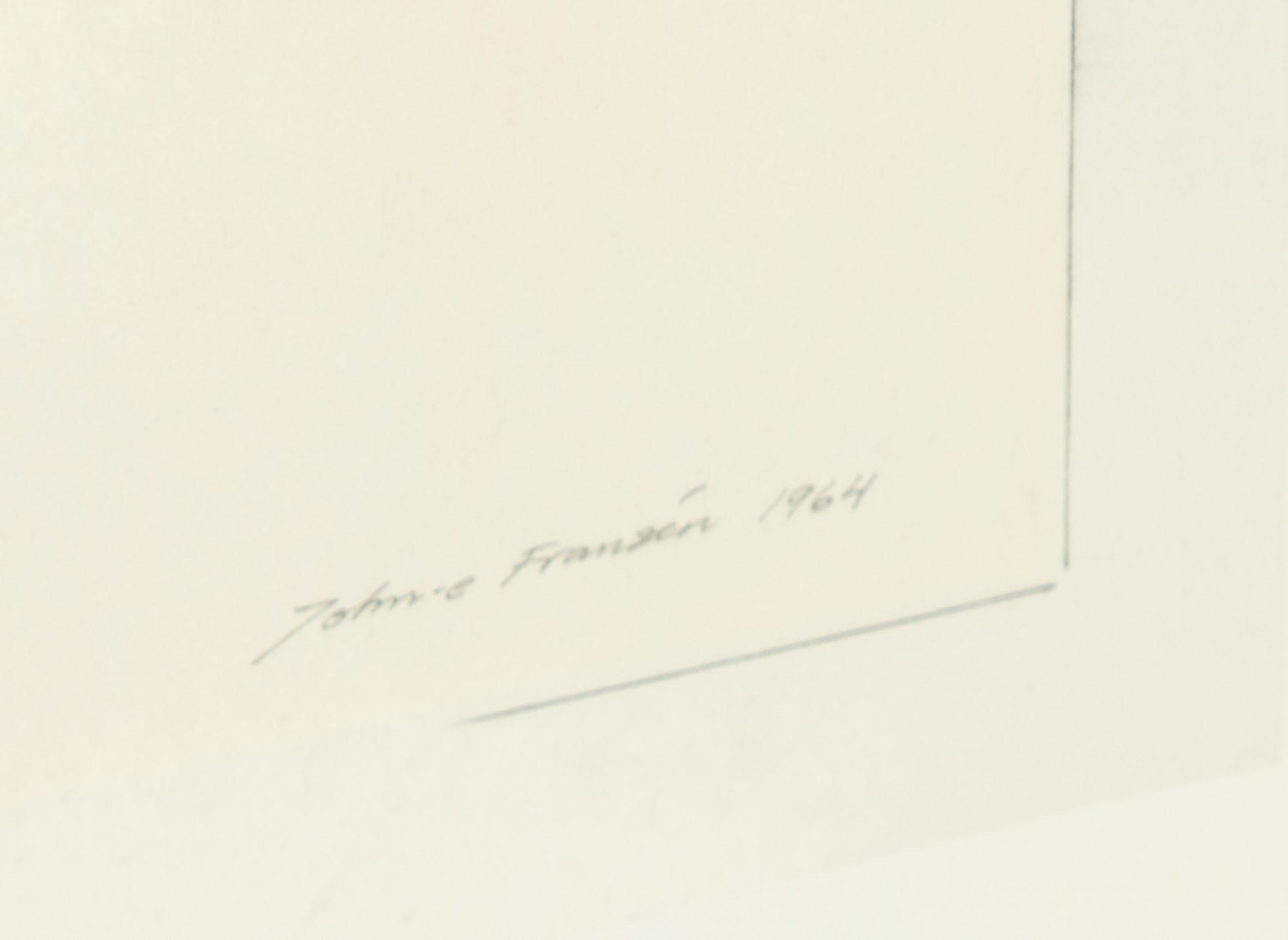 John-E Franzén, Seated Model.