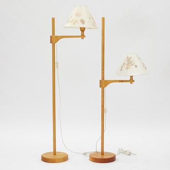 Carl Malmsten, a pair of 'Staken' floor lamps.