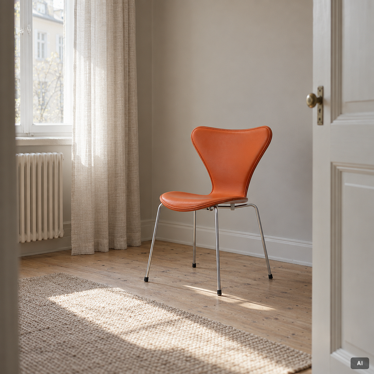 Arne Jacobsen, Set of 4 chairs, “Series 7”, Fritz Hansen, 2003.