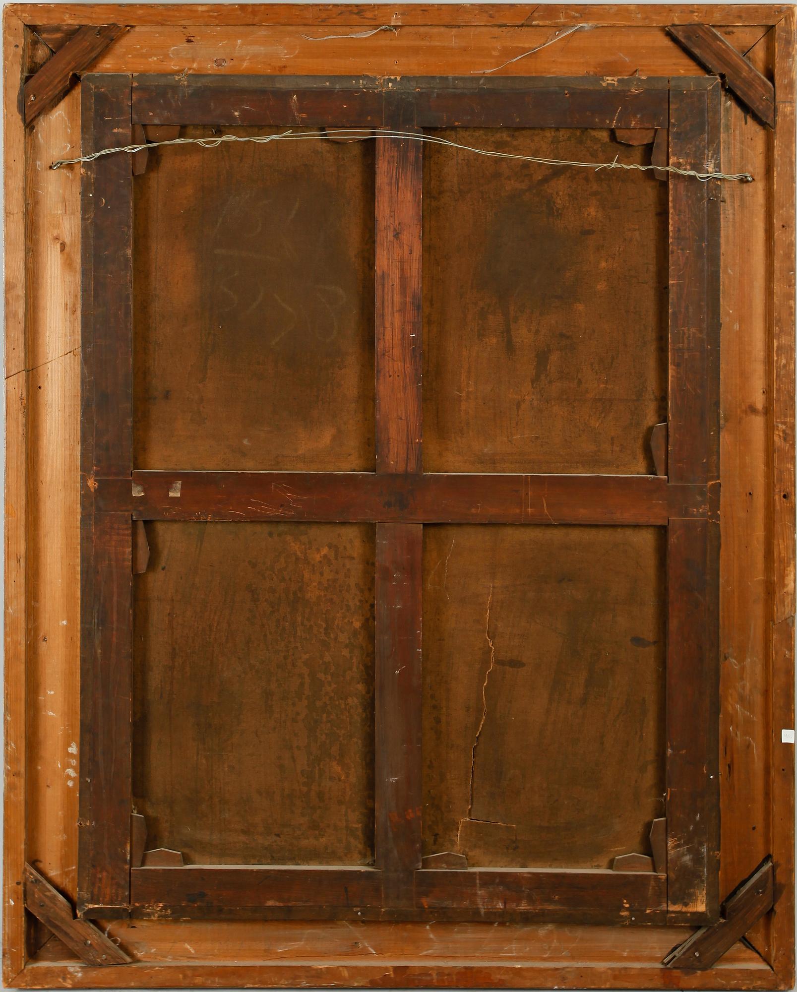 OKÄND KONSTNÄR, olja på duk, 1700-tal.