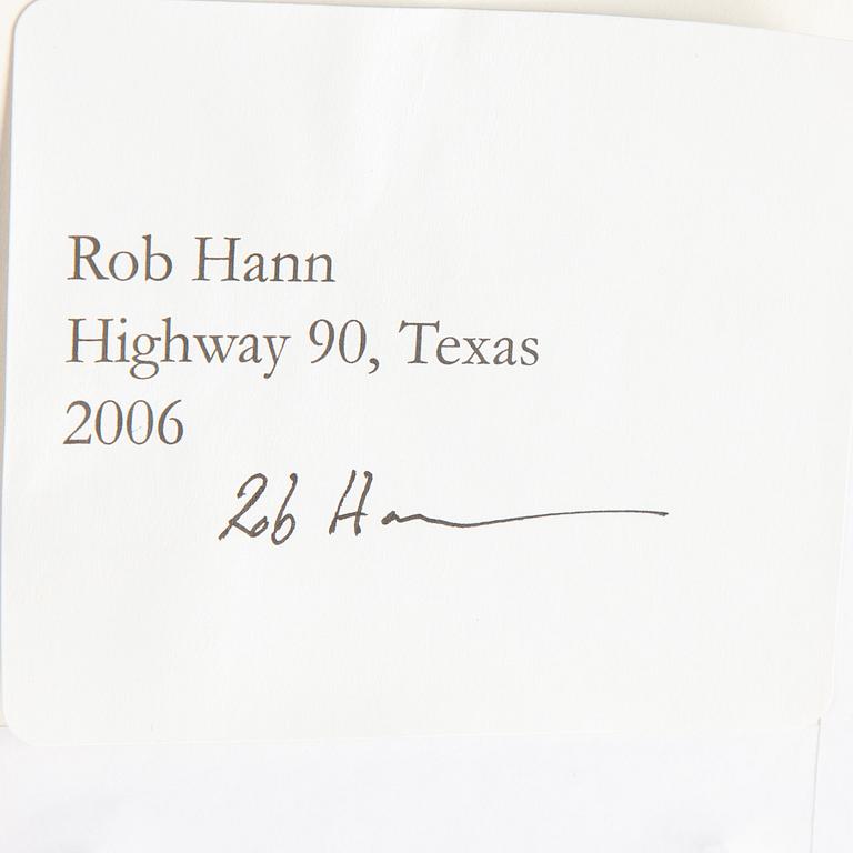 Rob Hann, inkjet print, signed and dated a tergo 2006.