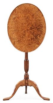 A Swedish 18th century tilt-top table by J. Siölin.