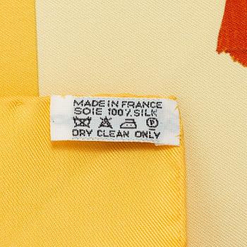 Hermès, scarf, "Des Fleures Pour le Dire".