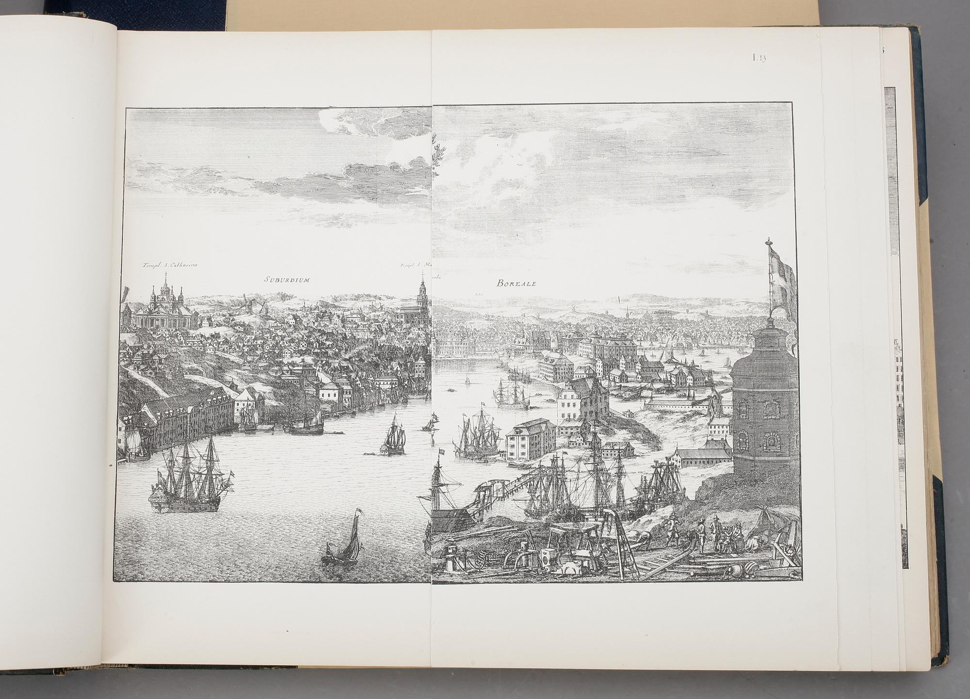 BOK, 2 vol, "Svecia antiqua et hodierna", Wahlström och Widstrand Stockholm, 1900.