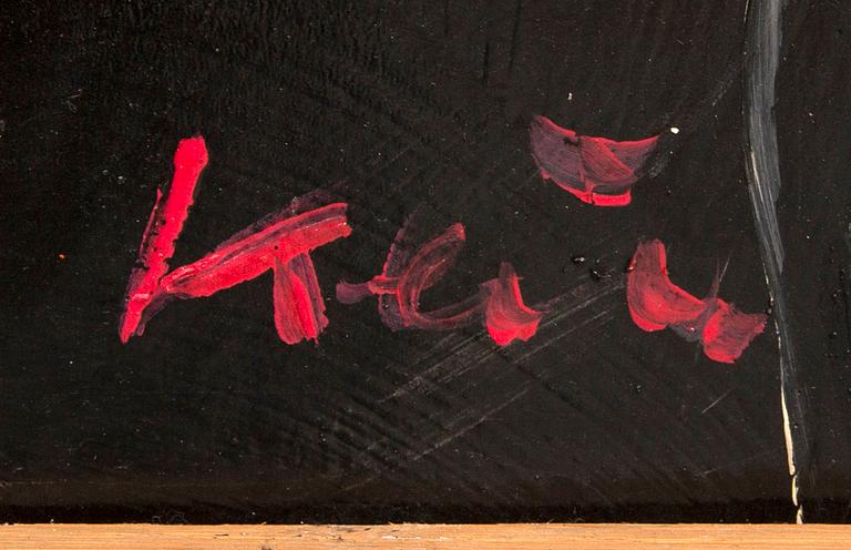 Peter Robert Keil, oil on panel signed.