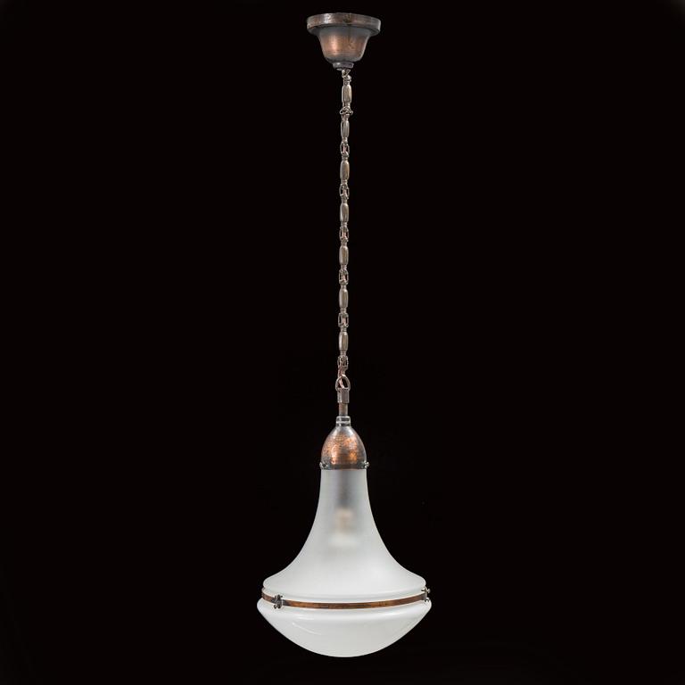 A PETER BEHRENS "LUZETTE" CEILING LAMP, AEG first half of 20th century.