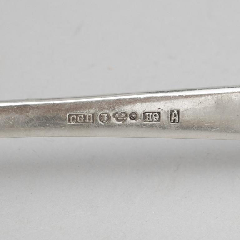BESTICK, 23 delar. Silver, CG Hallberg, Stockholm 1958, tot ca 1040 g.