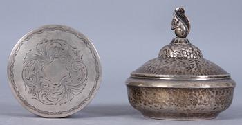 PARTI SILVER, 4 st, bl a 1800-tal.