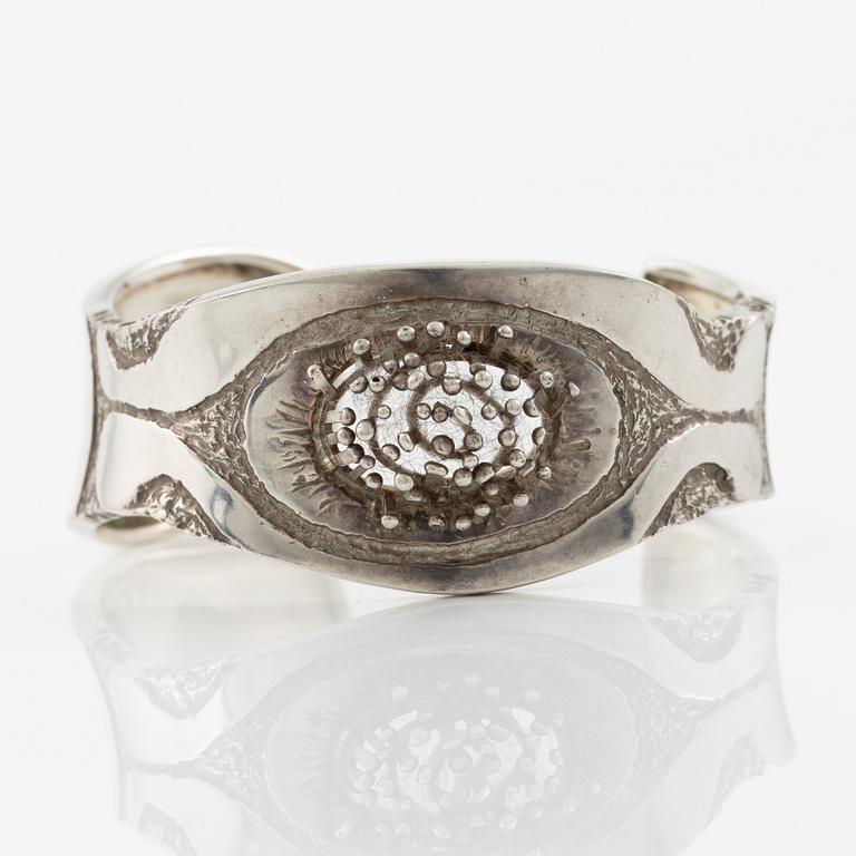 Claës E. Giertta, armband, sterlingsilver, Stockholm 1989.