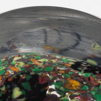 Vicke Lindstrand, vas, glas, "Höst", Kosta glasbruk, 1950-60-tal.