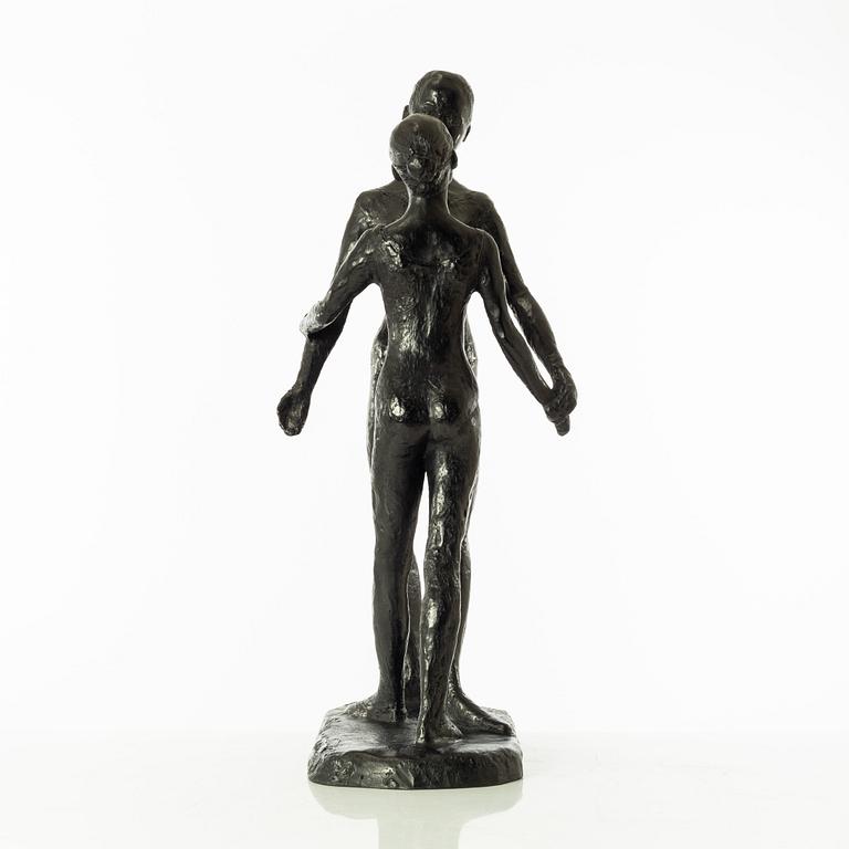 Gudmar Olovson, sculpture. Signed. Numbered. Foundry mark. Bronze, height 62 cm, length 32 cm.