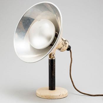 A 1930s table light.