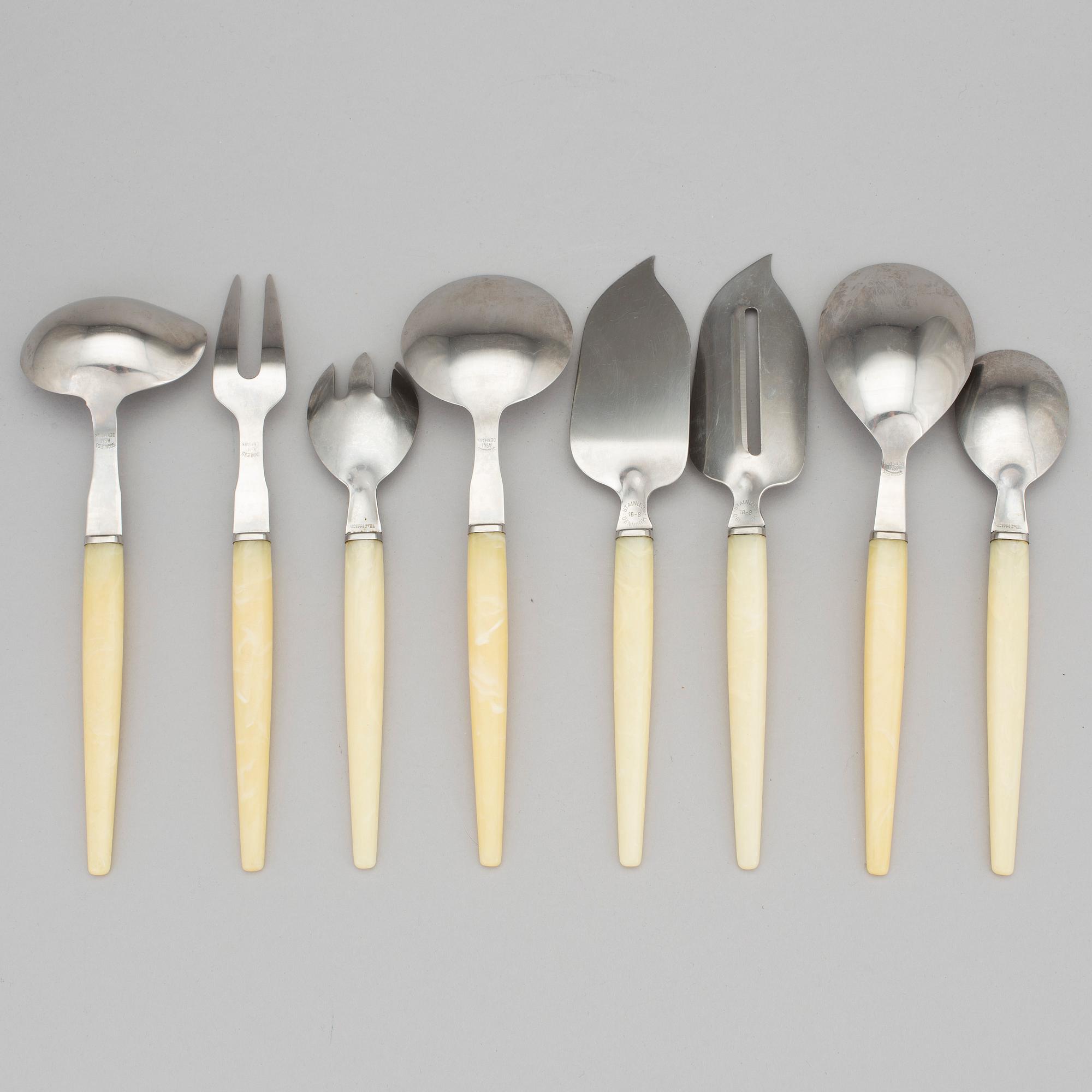 A 140 piece "Venus" cutlery set from Asni, denmark, mid 20th Century.