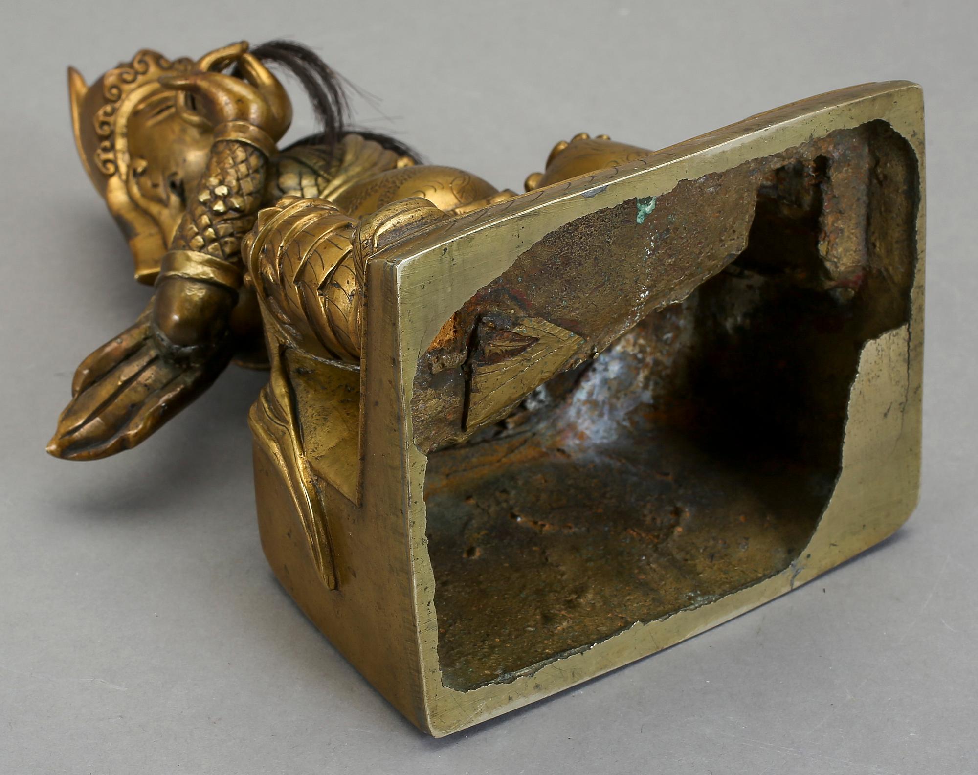 SKULPTUR, brons, Kina, tidigt 1900-tal.