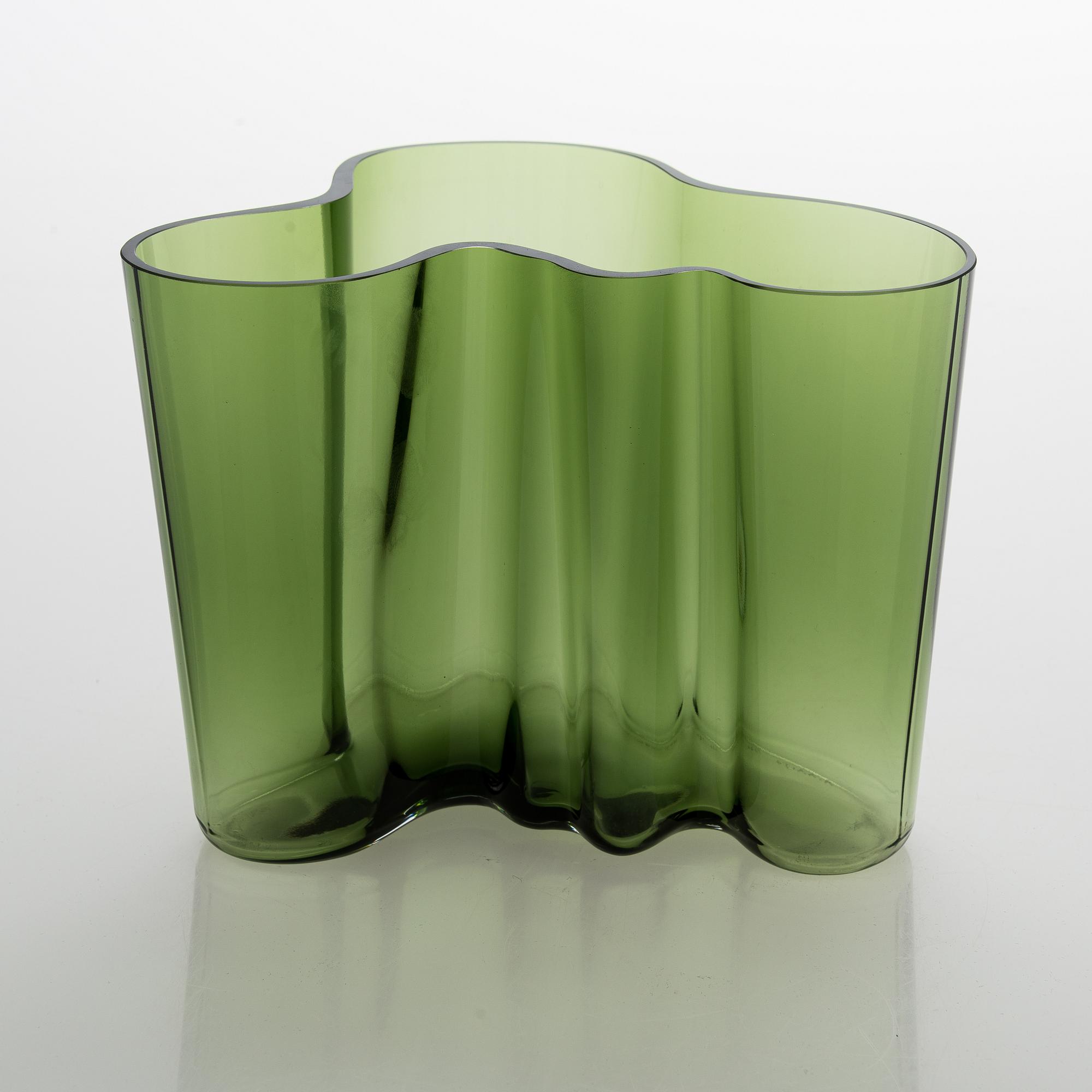 Alvar Aalto, Vas, 50-års jubileumsvas, signerad A. Aalto 1936-1986 Iittala 5340/8000.