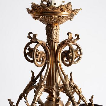Chandelier, Oscarian, Otto Meyer & Co., circa 1900.