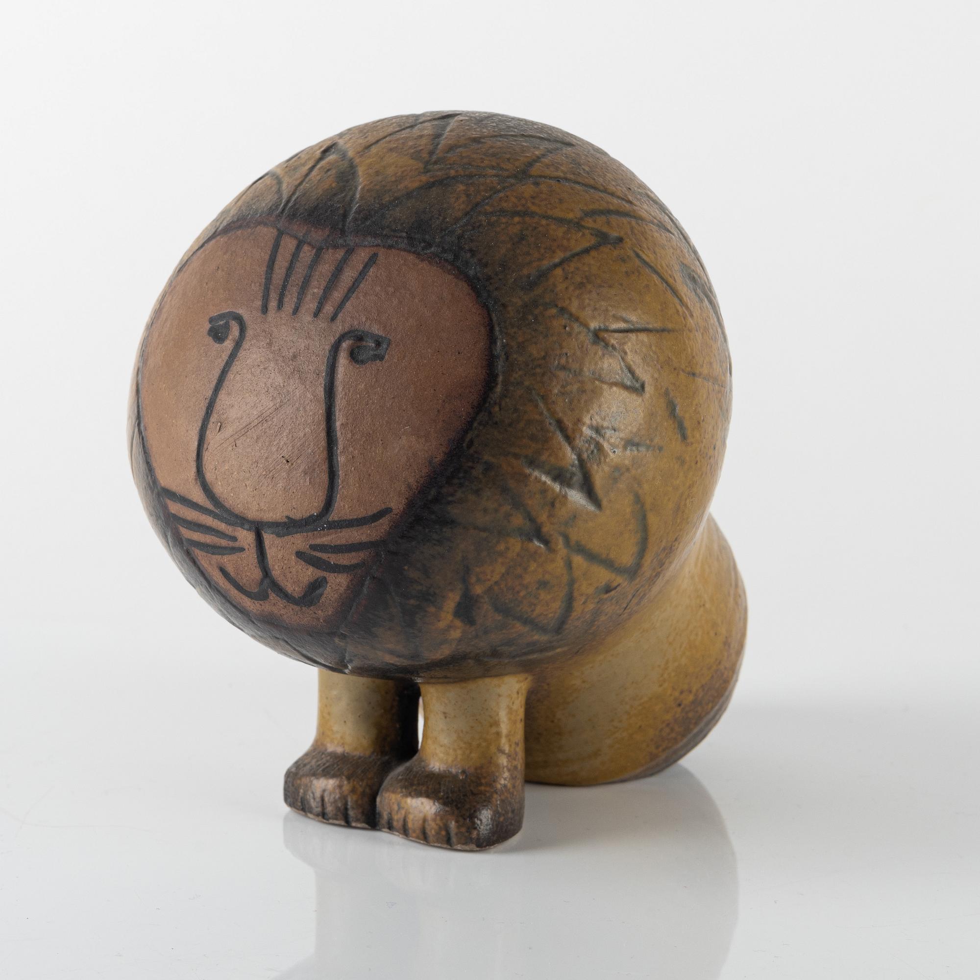 Lisa Larson, figuriner, 2 st, ur serien "Afrika", Gustavsberg.