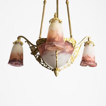 Ceiling lamp, Art Nouveau, early 20th century.