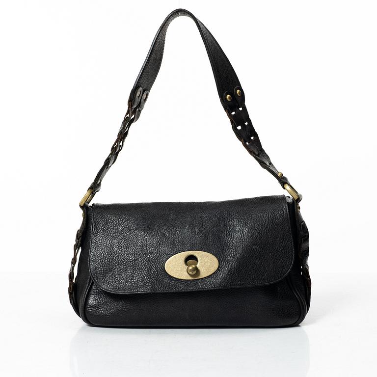 Mulberry, a leather bag.