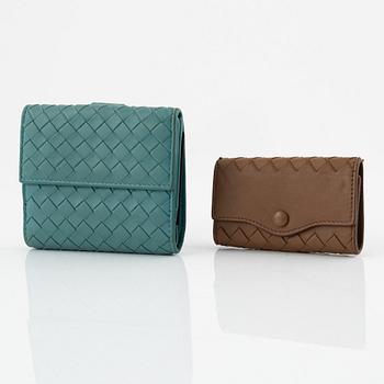 Bottega veneta, plånbok samt nyckelfodral.