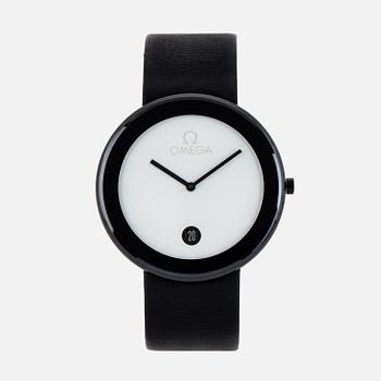 OMEGA, Art Collection, Maxi, designad av Max Bill, armbandsur, 40 mm,