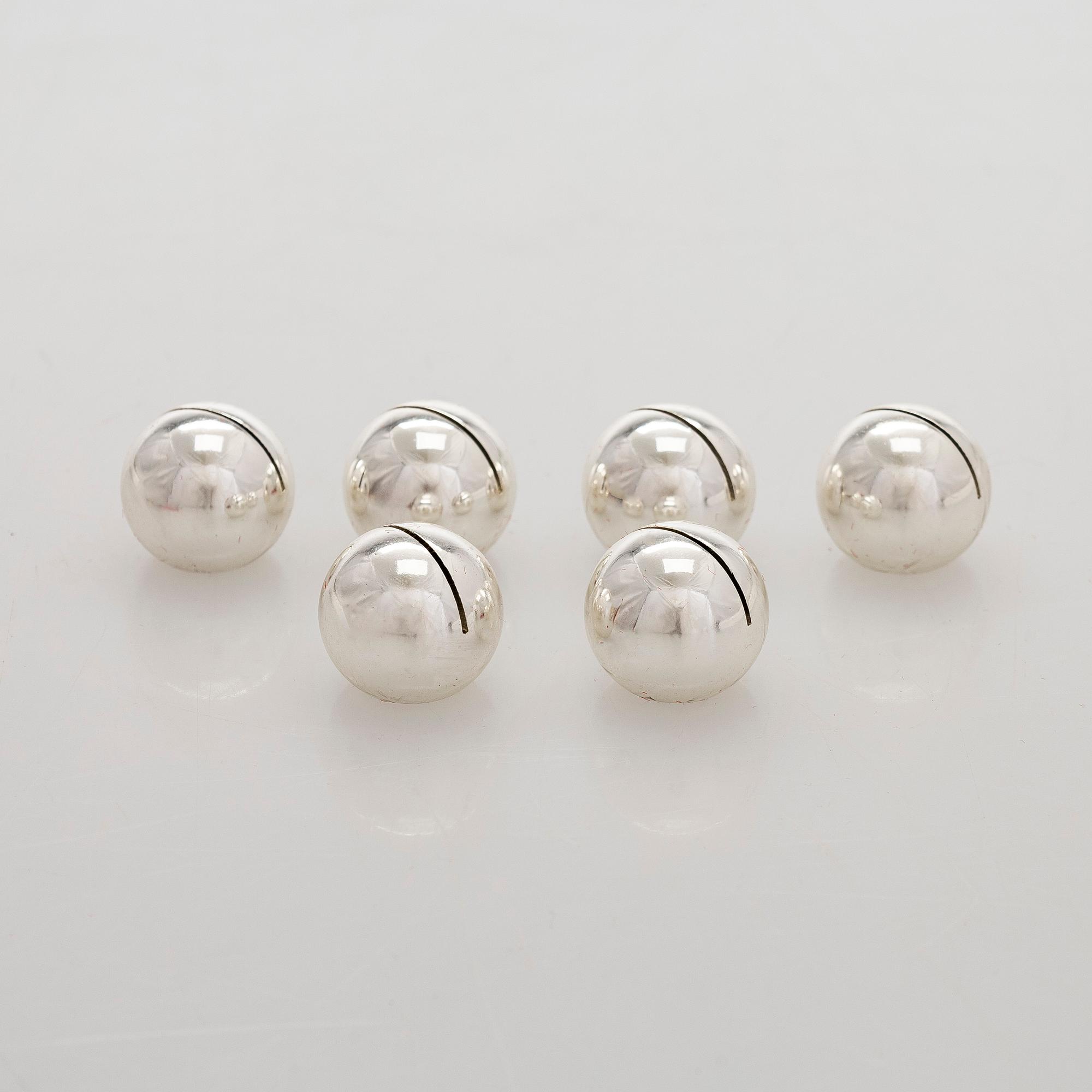 A set of tableware accessories, 5 pcs, mid-20th century.