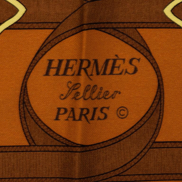 HERMÈS, scarves, 2 st.