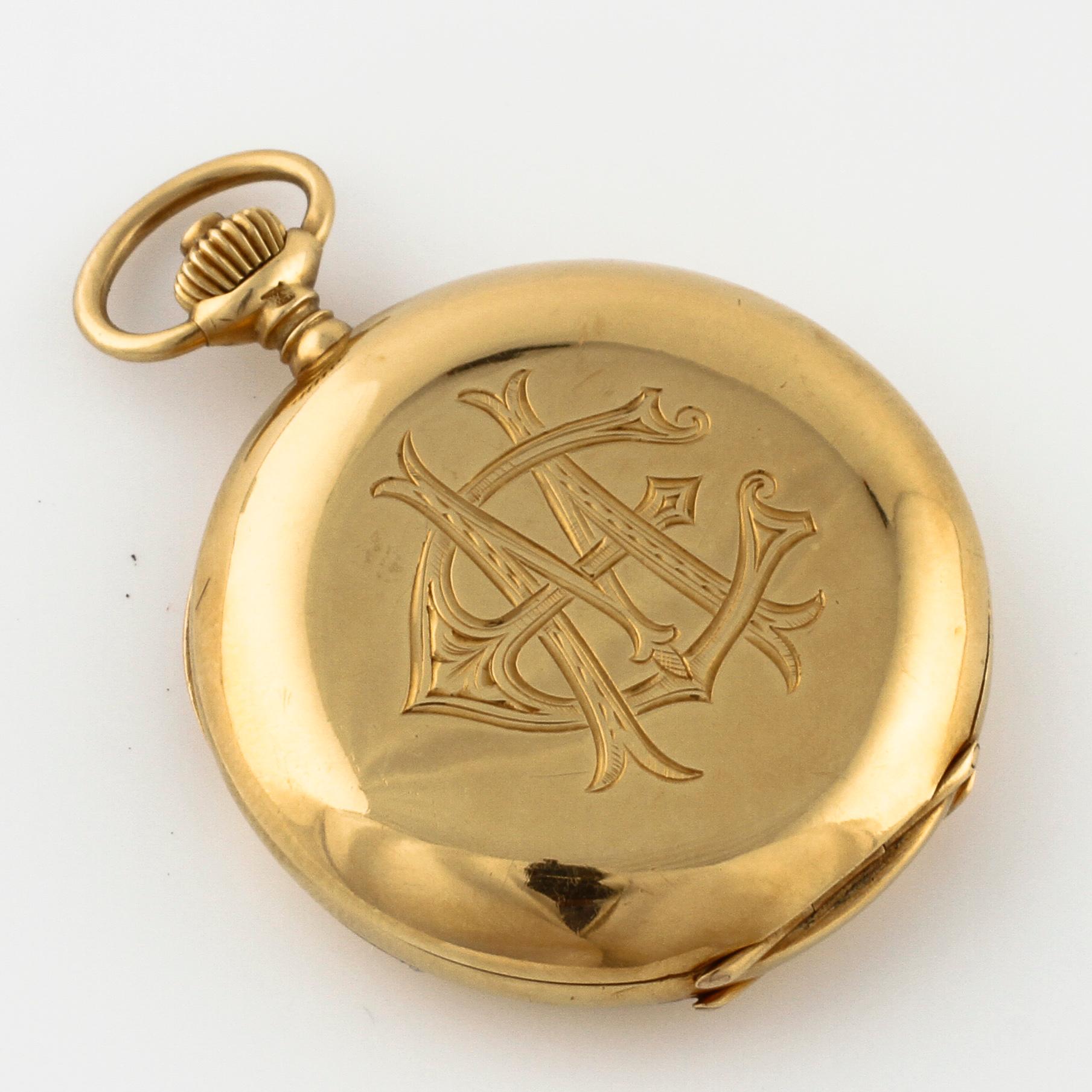 VACHERON & CONSTANTIN, Genève, savonette, pocket watch, 33 mm.