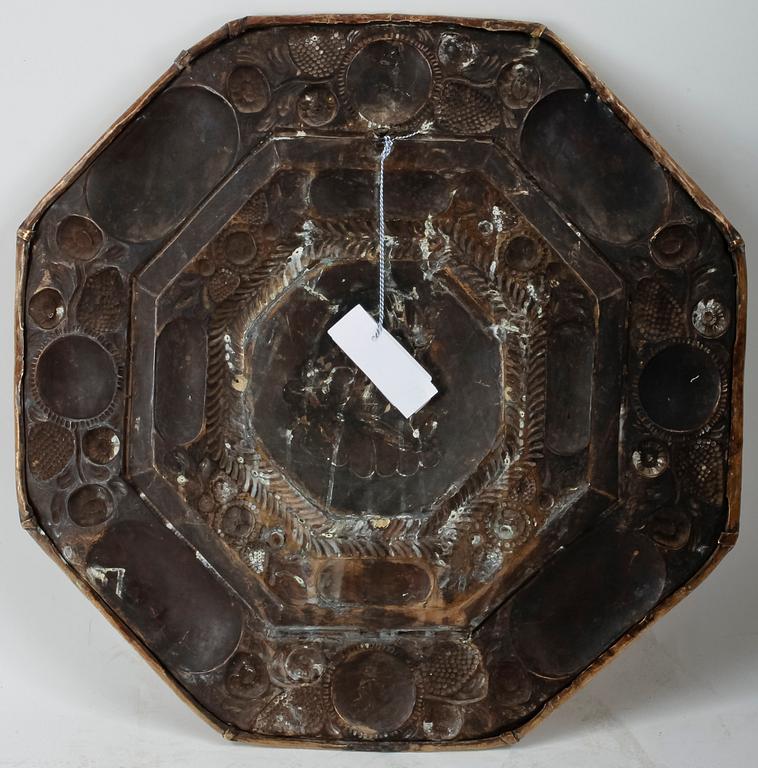 FAT, mässing, Barock, 1700-tal. Otydligt daterad 1703 LCS MHD.