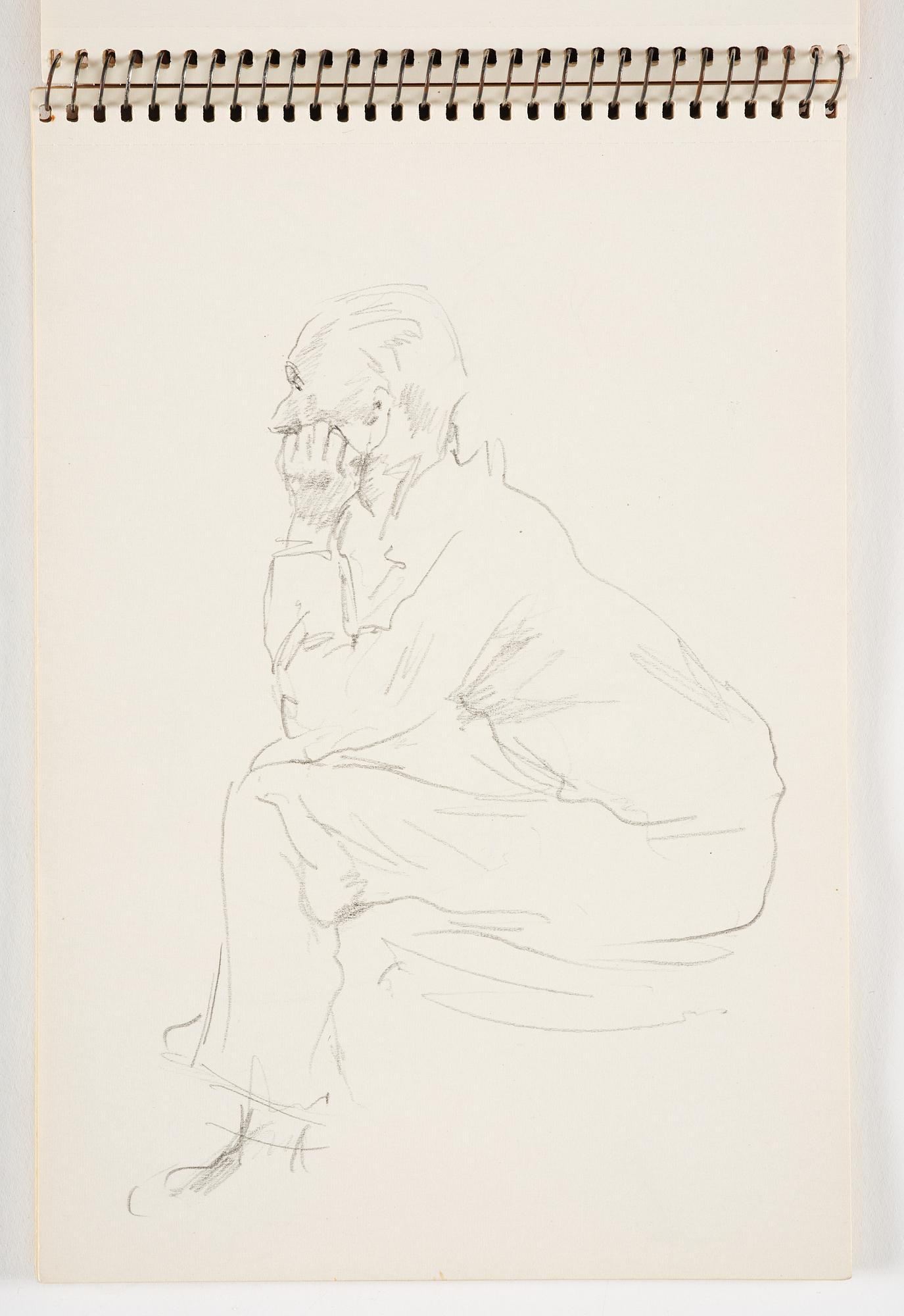 Lotte Laserstein, 3 skissböcker med blyertsteckningar.