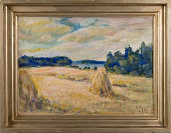 ELIAS MUUKKA, oil on canvas, signed and dated -35.